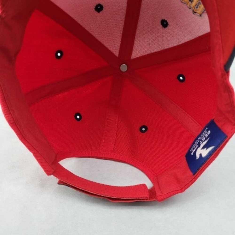 San Diego SD California Hat Strap Back Red Gold Cap Best Vina - Picture 11 of 14